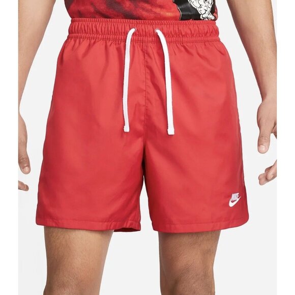 Nike Men's NSW Woven Flow Shorts Lined University Red Size XL NEW WITH TAGS! - Picture 1 of 10